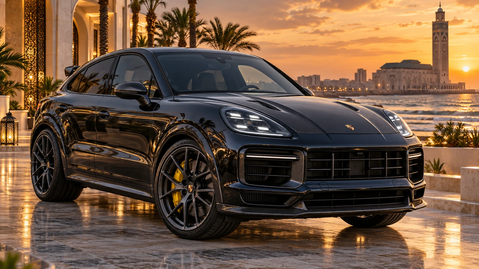 Porsche Cayenne Turbo GT 2026 Rental in Casablanca and Morocco